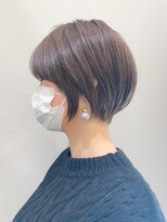 ロンド レグリーズ 立川(Lond leglise)&nbsp;【山方　直也】丸みショート×小顔×ショコラベージュ