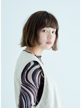 フォルテミラ(FORTE MILA) 【髪質改善】ふんわりワンカールボブ×アースカラー×艶感