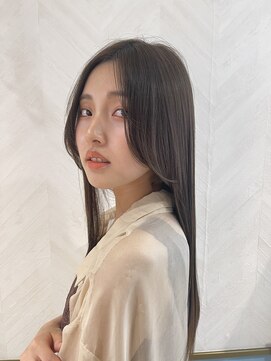 ロンド ストラーダ 心斎橋(Lond strada) シルキーベージュ×グレージュカラー【髪質改善/縮毛矯正】