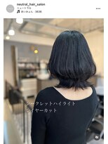 ニュートラル(neutral)&nbsp;【neutral】シークレットハイライト＋レイヤーカット＋TR