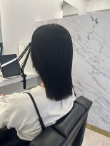 イレス 札幌駅南店(IRESU)&nbsp;前髪カタログマチルダボブ 顔型別ヘアスタイル特集ウルフ