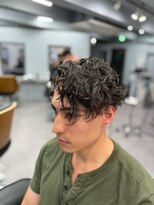 アイコン ブルー メンズ(I-CON #blue MEN'S)&nbsp;ツーブロック刈り上げ大人パーマ