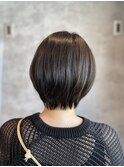 透明感ショートボブ