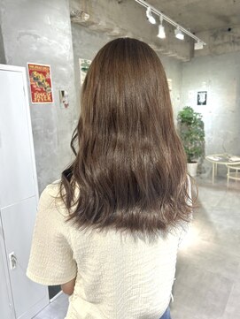 ドアホワイト(door white) 【doorwhite 新松戸 Kanna】ブリーチなしダブルカラーのベージュ