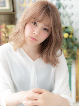 カバーヘア ブリス 戸田公園西口店(COVER HAIR bliss) フレンチガーリー外国人風エアリーミディc5戸田公園10代20代30代