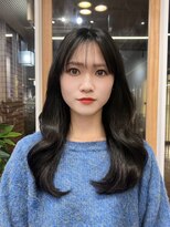 イオエ 梅田(ioe)&nbsp;ダブルカラー/大人ボブ/黒髪スタイル/髪質改善/縮毛矯正