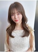 ストレート　艶カラー　ブラウンカラー　髪質改善　20代30代
