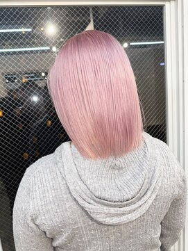 ラニヘアサロン(lani hair salon) ピンクカラー/ハイトーン/ケアブリーチ/ダブルカラー/ボブ