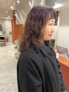 プフ 伏見(puf) [puf 伏見/丸の内/栄/名古屋]ふわふわパーマミディアム★鳥山
