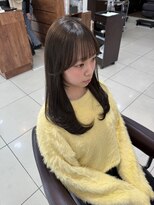 ミニヨン バイ ハピネス 高の原店(mignon by Happiness) カラーとできる髪質改善 艶髪 顔まわり