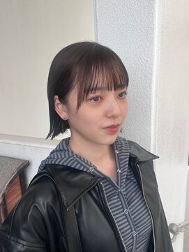 シュシュ 宜野湾店(chou chou) イメチェン/ホワイトブロンド/外ハネボブ/ワイドバング/宜野湾