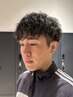 【中倉指名メンズ限定】カット炭酸泉+抗酸化パーマ＋ハイライト+眉カット