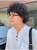 ソフトアフロ海外風ハードパーマ