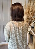 大人可愛い20代30代40代50代外ハネレイヤーボブ◎