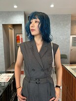 ジュール(JOULE'S)&nbsp;ダブルカラー/ブルー/ケアブリーチ/癖毛