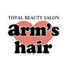 アームスヘアー 狭山ヶ丘店(arm's hair)のお店ロゴ