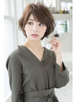 グロス(gloss)&nbsp;箕面豊中艶髪髪質改善カラーショートスタイル