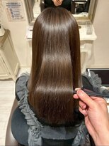 コルテ 倉敷西阿知店(CoRte.)&nbsp;髪質改善ストレート/極上美髪ロング/ココアブラウン/大人可愛い