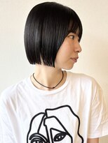 モリオフロムロンドン 松戸店(Morio from London) 【モリオ松戸 石山】黒髪ぷつっとボブミニボブ前髪あり20代30代