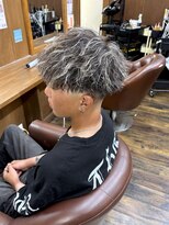 ラフ バイ マグ 南松本(R.A.F. by Mag)&nbsp;20代30代◎ツイスパ×メッシュ×フェードで男前