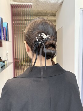 ソト 銀座(soto.) カチモリ/ヘアセット/大人ガーリー/ダークアッシュ/銀座