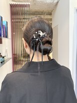 ソト 銀座(soto.) カチモリ/ヘアセット/大人ガーリー/ダークアッシュ/銀座