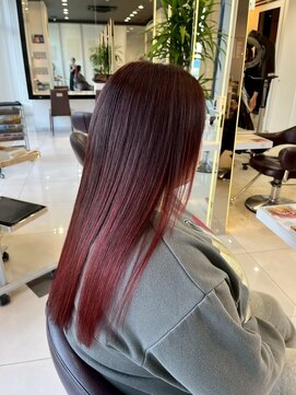 アッドバイケンジ(Add.. by KENJE) ボルドーカラー【戸塚/戸塚駅/戸塚駅近/インナーカラー】