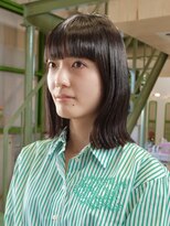 ディッセンバー 伊勢崎(December) 切りっぱなしボブ/ミニボブ/似合わせカット/ヘーゼルベージュ