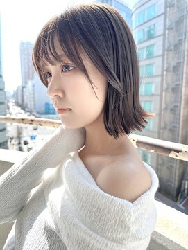 シエスタ バイ アンブルリュクス(siesta by amble luxe) 《20代30代》☆大人艶グレージュ×外ハネミディアムスタイル☆
