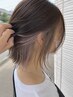 U24 【フレミングorイヤリングorインナーカラー+ブロー込み】 ¥9000