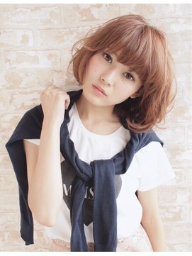 アフロート ギンザ(AFLOAT GINZA) ゆるふわカールで小顔ボブ