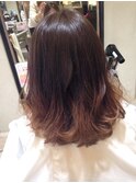 人生初のグラデーションカラー☆【トリコ梅田茶屋町店】