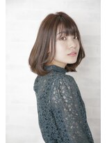 20代30代40代50代/前髪/マチルダボブ/インナーグレージュ/銀座