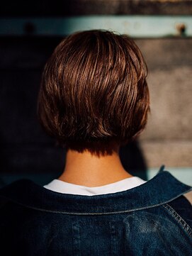 プロデュース 古淵店(Produce) 大人かっこいいアプリコットショートボブ【古淵/相模原/町田】