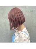 【DIFINO 青山】前下がりボブ×ピンクアッシュ