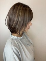 アンソメット 上津店(UN SOMMET)&nbsp;ハイライトコントラストラベンダーベージュ【UNSOMMET＿KAZUMI】