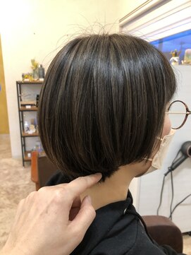 オルオル(OluOlu) ボブデザインカラー〔八戸・田向〕