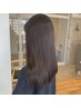 【美髪+髪質改善】カット+リタッチ（根元）カラー+髪質改善トリートメント