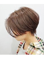 エイム ヘアメイク 横川店(eim HAIR MAKE)&nbsp;透け感たっぷりハンサムショート
