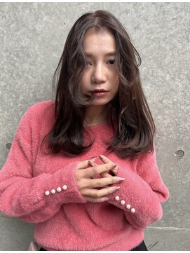 ニューラインギンザ(New-Line 銀座) 20代30代ミディアム　ピンクブラウン