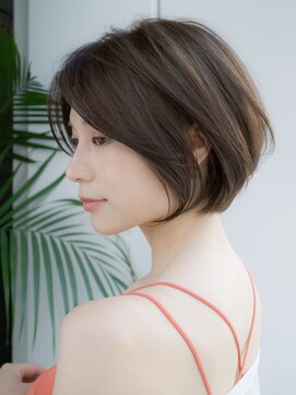 エインアンリー 表参道(AIN.ANLY.) 前髪なし大人ショートボブ20代30代40代【AIN.表参道】川原大地
