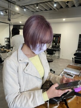 ナンバー(number+) 10代20代30代大人可愛い髪質改善艶感ストレートスタイル