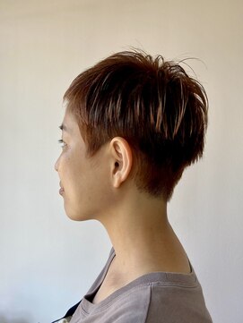 ボレロ ヘアーアンドライフサロン(volero hair life salon) ベリーショート/オレンジ