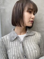 ソーコ 渋谷(SOCO)&nbsp;大人ボブ大人ショートボブ切りっぱなしボブ前髪あり前下がりボブ