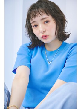 リトル 川越(little) コテ巻き風パーマボブレイヤーボブ前髪パーマ