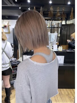 アルカナ 明治神宮前原宿(ARCANA) 切りっぱなしボブ エアリーロング 美髪 ピンクブラウン