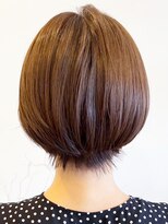レポヘアー(Repos hair)&nbsp;20代30代40代髪質改善カラーモカベージュ艶感ショートボブ