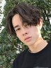 【メンズ】カット+スパイラルパーマ+２stepトリートメント￥12000(秋田/眉毛)