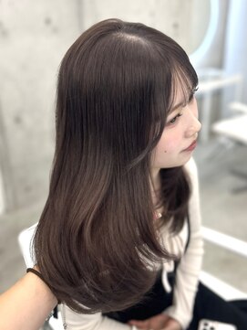 アイシー 表参道(ICY) ショコラベージュと盛れる顔まわりレイヤー