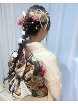 アイビー(Ivy)&nbsp;卒業式　着付け　袴　袴着付け　ヘアセット